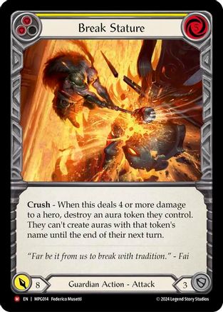 Image of Break Stature [MPG014] (Mastery Pack Guardian)  Rainbow Foil