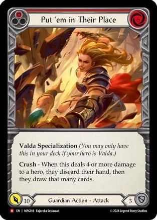 Image of Put 'Em In Their Place [MPG018] (Mastery Pack Guardian)
