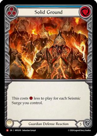 Image of Solid Ground [MPG019] (Mastery Pack Guardian)  Rainbow Foil