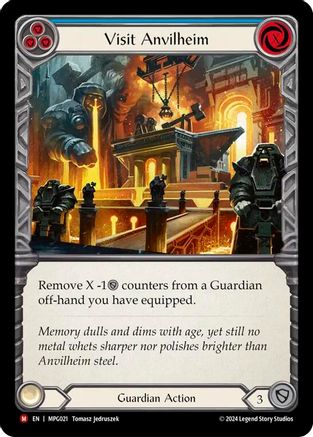 Image of Visit Anvilheim [MPG021] (Mastery Pack Guardian)  Rainbow Foil
