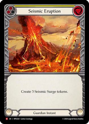 Image of Seismic Eruption [MPG024] (Mastery Pack Guardian)