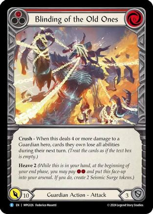 Image of Blinding of the Old Ones [MPG026] (Mastery Pack Guardian)  Rainbow Foil