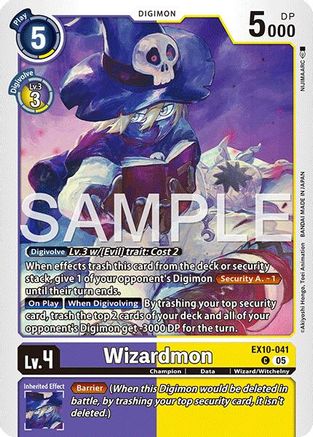 Image of Wizardmon [EX10-041] [Sinister Order]
