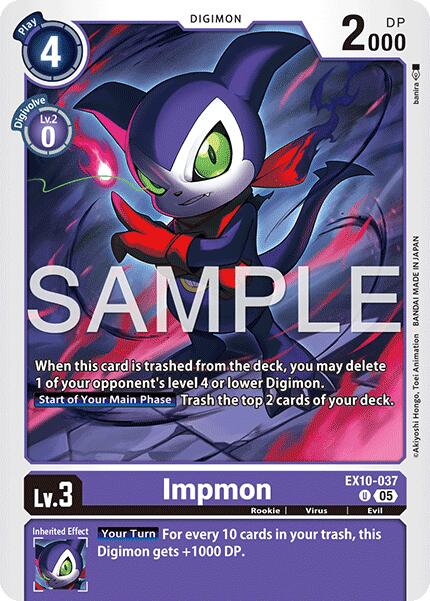 Image of Impmon [EX10-037] [Sinister Order]