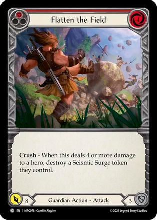 Image of Flatten the Field (Red) [MPG076] (Mastery Pack Guardian)