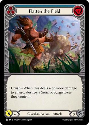 Image of Flatten the Field (Blue) [MPG078] (Mastery Pack Guardian)