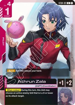 Image of Athrun Zala (Store Tournament Participant Pack 01) (ST04-011) - Gundam Promotional Cards Holofoil
