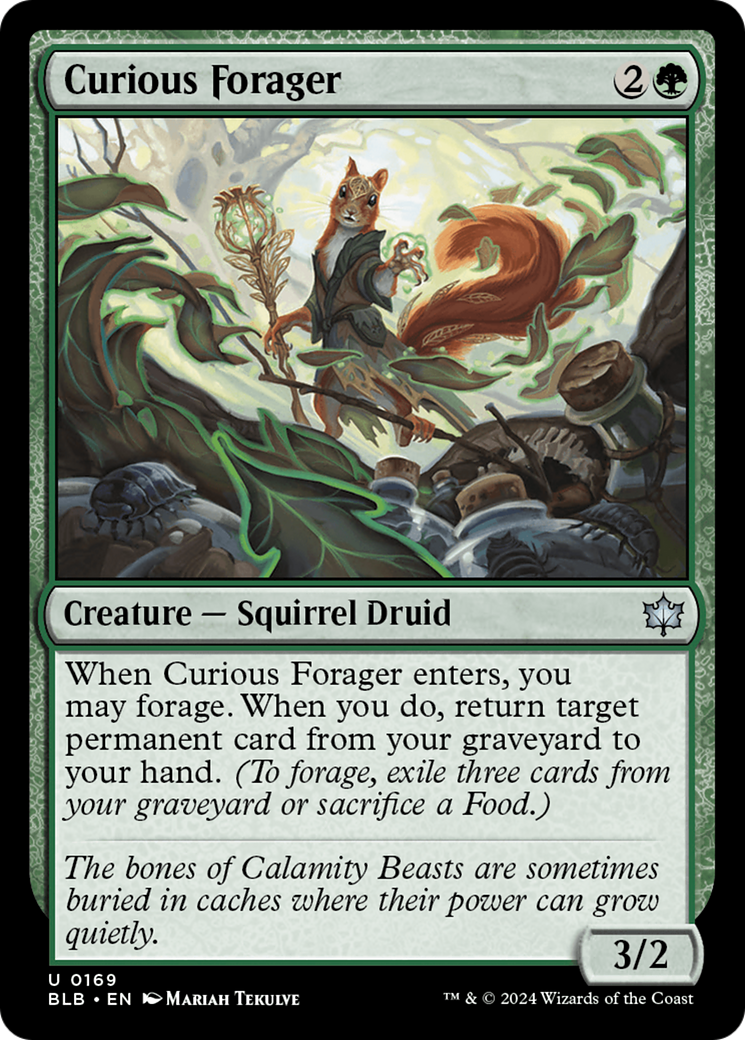Image of Curious Forager [Bloomburrow]