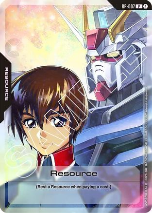 Image of Resource (RP-007) (Mobile Suit Gundam SEED) (RP-007) - Promotional Resource Tokens Holofoil