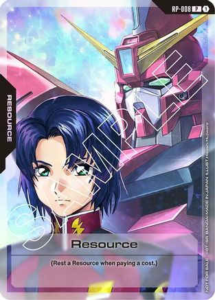 Image of Resource (RP-008) (Mobile Suit Gundam SEED) (RP-008) - Promotional Resource Tokens Holofoil