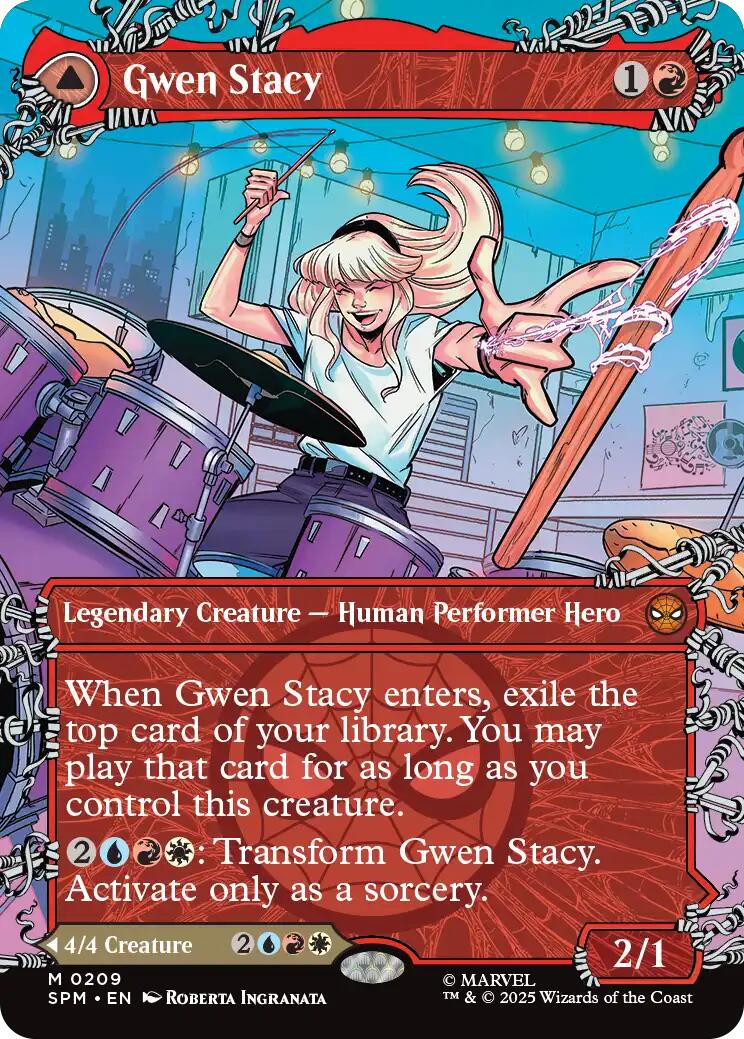 Image of Gwen Stacy (0209) (Borderless) [Marvel's Spider-Man]