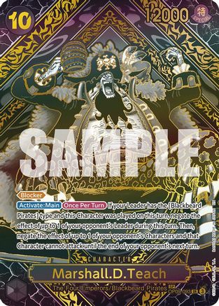 Image of Marshall.D.Teach (SP) (Gold) [Legacy of the Master]