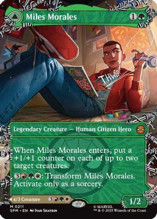 Image of Miles Morales (0211) (Borderless) [Marvel's Spider-Man]