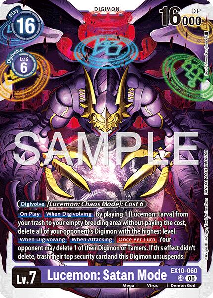 Image of Lucemon: Satan Mode [EX10-060] [Sinister Order]