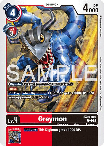 Image of Greymon [EX10-007] [Sinister Order]