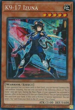 Image of K9-17 Izuna (CR) [JUSH-EN031] Collector's Rare