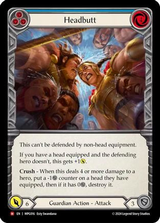 Image of Headbutt [MPG016] (Mastery Pack Guardian)  Rainbow Foil