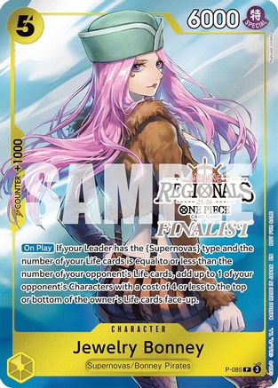 Image of Jewelry Bonney (Offline Regional Finalist Card Set 2025 Vol.2) [One Piece Promotion Cards]