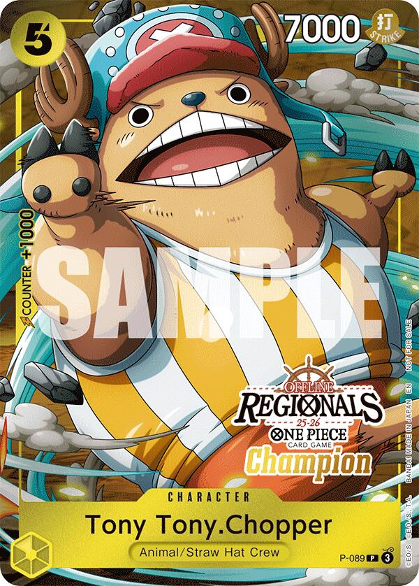 Image of Tony Tony.Chopper (Offline Regional Champion Card Set 2025 Vol.2) [One Piece Promotion Cards]
