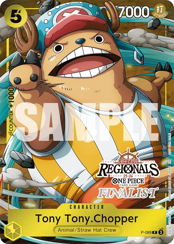 Image of Tony Tony.Chopper (Offline Regional Finalist Card Set 2025 Vol.2) [One Piece Promotion Cards]