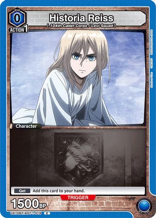 Image of Historia Reiss (UE10BT/AOT-1-019) - UE10BT Attack on Titan