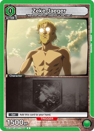 Image of Zeke Jaeger (UE10BT/AOT-1-045) - UE10BT Attack on Titan