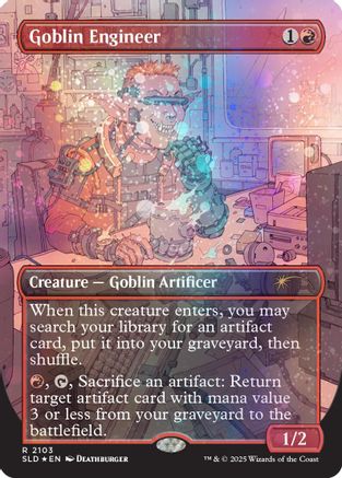 Image of Goblin Engineer (Galaxy Foil) [Secret Lair Drop Series]