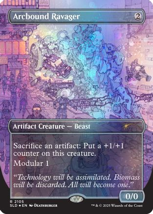 Image of Arcbound Ravager (2105) (Galaxy Foil) [Secret Lair Drop Series]
