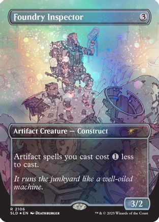 Image of Foundry Inspector (Galaxy Foil) [Secret Lair Drop Series]