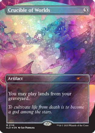 Image of Crucible of Worlds (Galaxy Foil) [Secret Lair Drop Series]