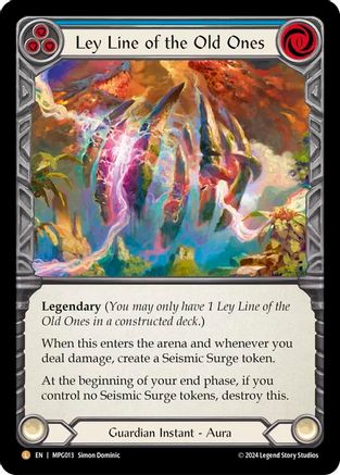 Image of Ley Line of the Old Ones [MPG013] (Mastery Pack Guardian)  Rainbow Foil