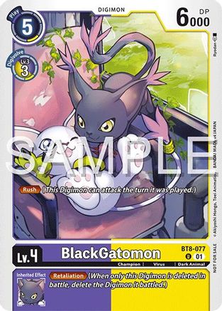 Image of BlackGatomon [BT8-077] (Time Stranger Demo Deck) [Digimon Demo Deck Exclusive Cards]
