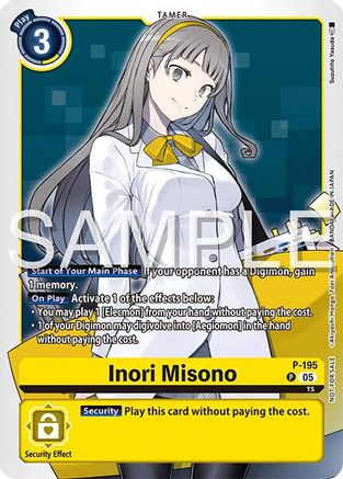Image of Inori Misono [P-195] (Time Stranger Demo Deck) [Digimon Demo Deck Exclusive Cards]