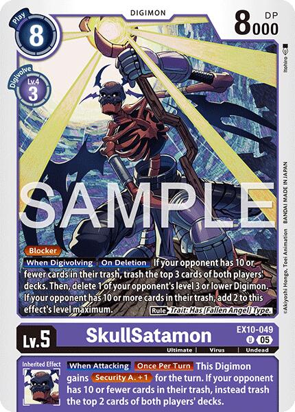 Image of SkullSatamon [EX10-049] [Sinister Order]