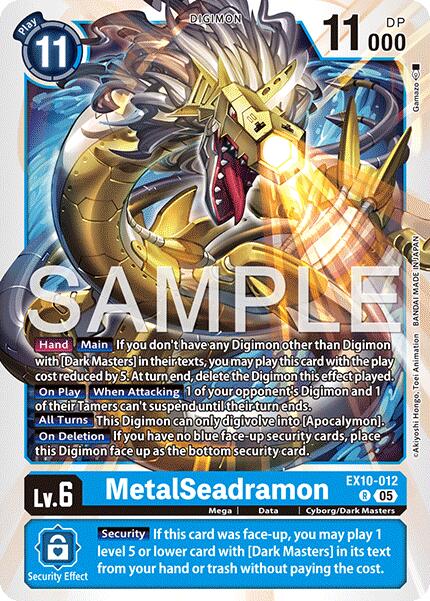 Image of MetalSeadramon [EX10-012] [Sinister Order]