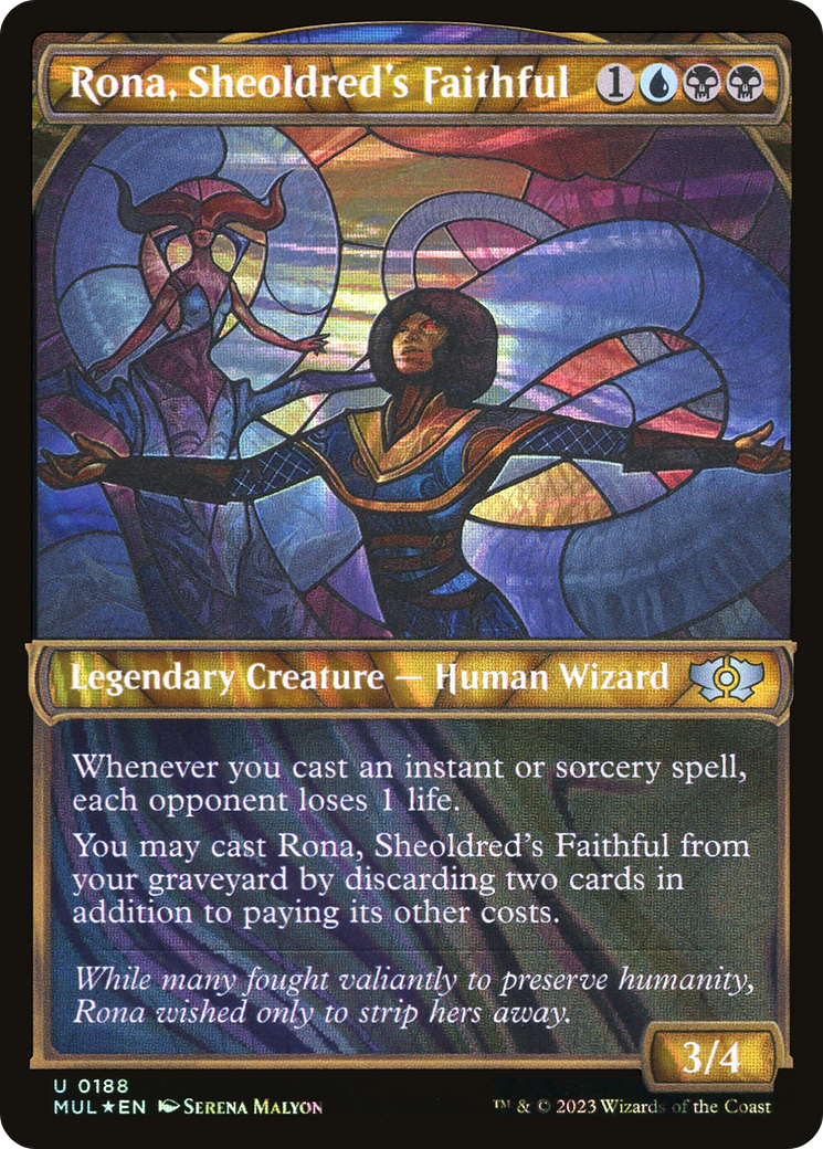 Image of Rona, Sheoldred's Faithful (Halo Foil) [Multiverse Legends]