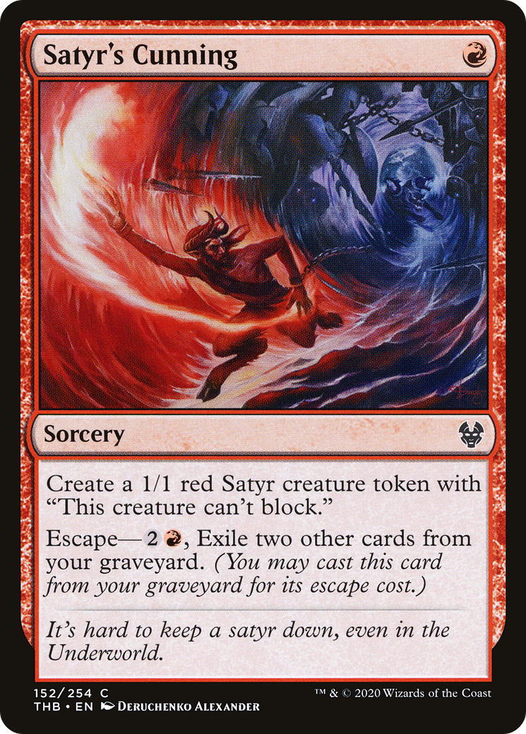 Image of Satyr's Cunning [Theros Beyond Death]