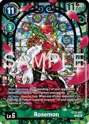 Image of Rosemon (Premium Heroines Set Ver.2) (BT13-057) - Versus Royal Knights Foil