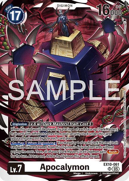 Image of Apocalymon [EX10-061] [Sinister Order]