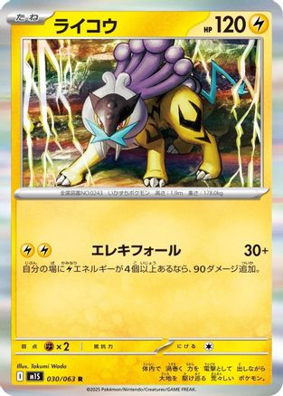 Image of Raikou (030/063) - m1S Mega Symphonia Holofoil