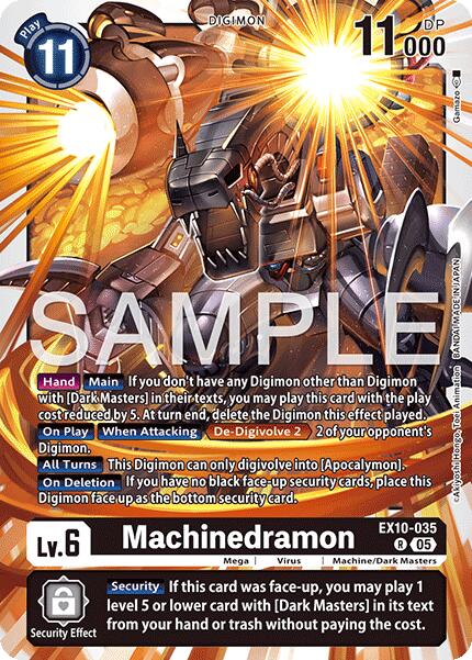 Image of Machinedramon [EX10-035] [Sinister Order]