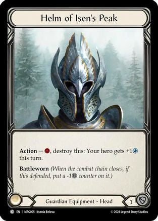 Image of Helm of Isen's Peak [MPG005] (Mastery Pack Guardian)