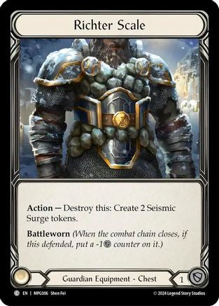 Image of Richter Scale [MPG006] (Mastery Pack Guardian)  Cold Foil