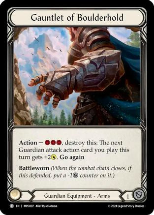 Image of Gauntlet of Boulderhold [MPG007] (Mastery Pack Guardian)  Cold Foil