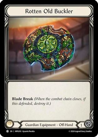 Image of Rotten Old Buckler [MPG010] (Mastery Pack Guardian)