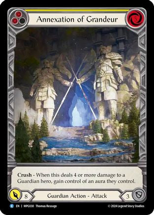 Image of Annexation of Grandeur (Extended Art) [MPG030] (Mastery Pack Guardian)  Rainbow Foil