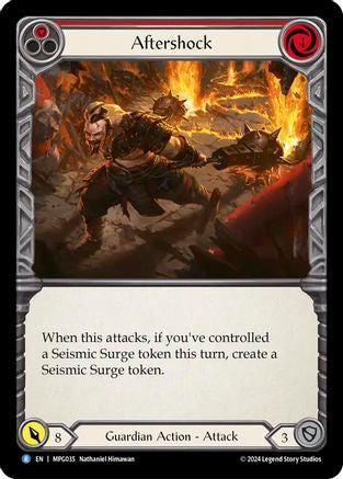 Image of Aftershock (Red) [MPG035] (Mastery Pack Guardian)