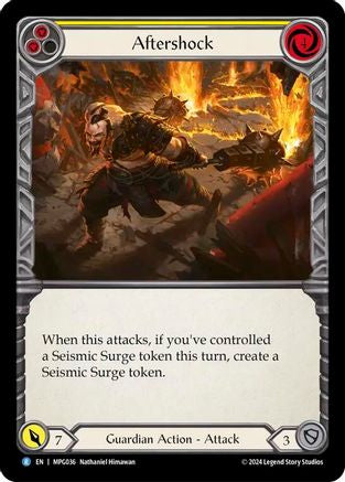 Image of Aftershock (Yellow) [MPG036] (Mastery Pack Guardian)