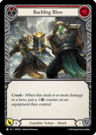 Image of Buckling Blow (Red) [MPG052] (Mastery Pack Guardian)