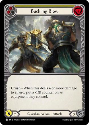 Image of Buckling Blow (Yellow) [MPG053] (Mastery Pack Guardian)
